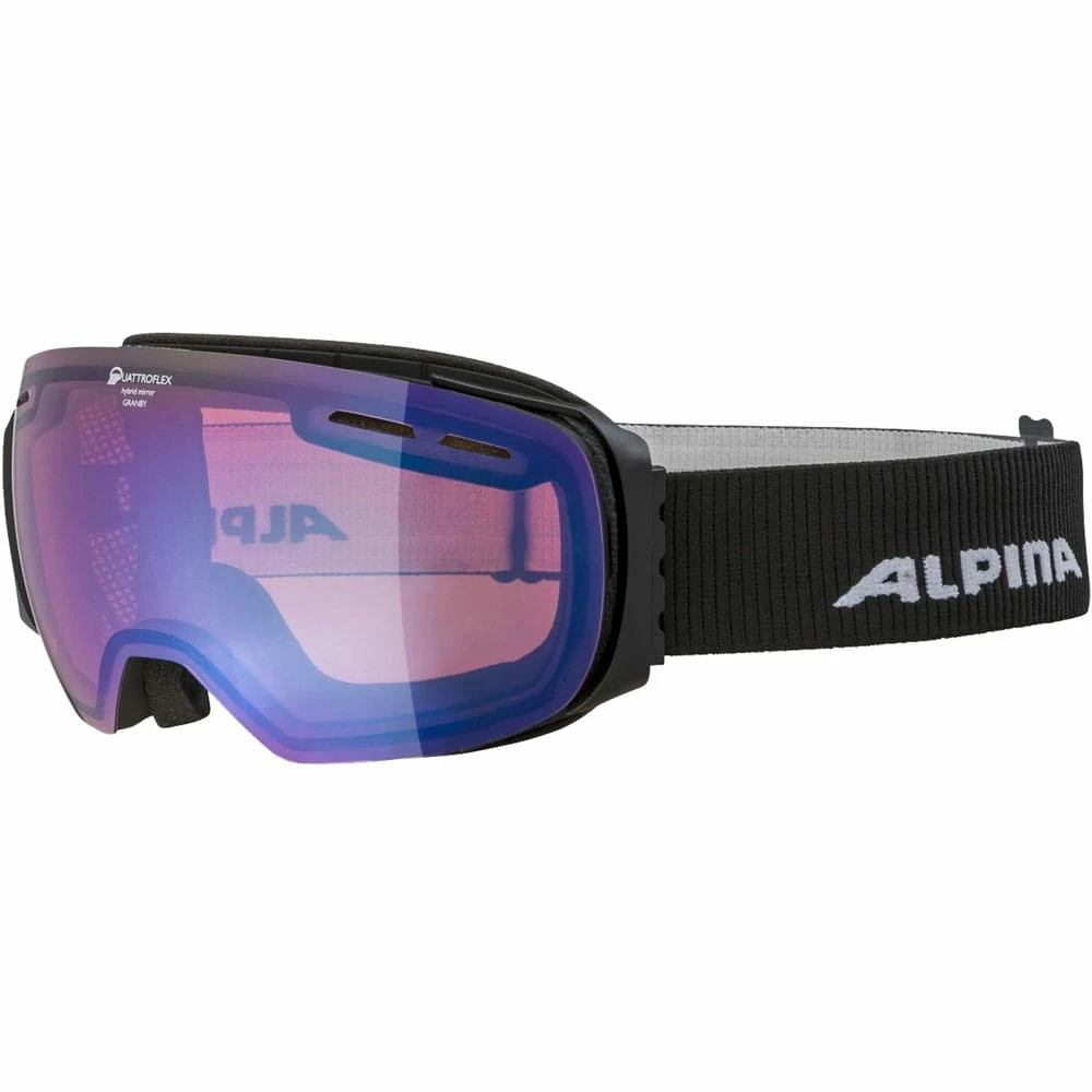 Alpina Granby Snowboardbrille Black/Blue Damen, Herren