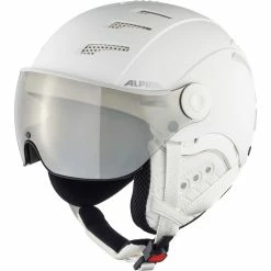 Alpina Jump 2.0 Skihelm Mit Visier White Matt Damen, Herren