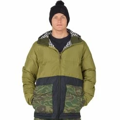 Analog Kilroy Snowboardjacke Olive Branch/True Black/Rifle Green Herren
