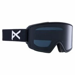 Anon M3 MFI Polarized Wwith Spare Snowboardbrille Black/Polarized Smoke + Prcv Violet Herren
