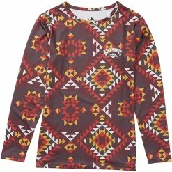 Billabong Warum Up Tech Tee Langarmshirt Navajo Red Damen