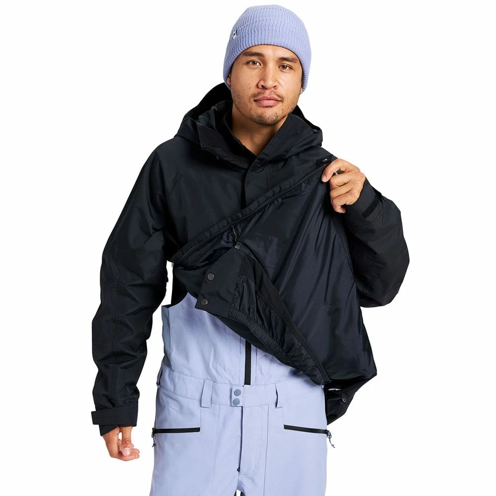 Burton Frostner Anorak Schneeanorak True Black Herren – Bild 3