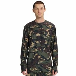 Burton Midweight Crew Langarmshirt Seersucker Camo Herren