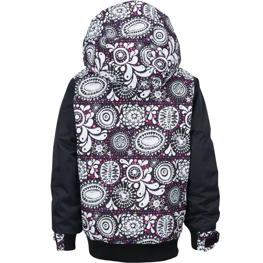 Burton Minishred Twist Winterjacke Sun Doodle/True Black Kinder – Bild 3