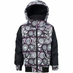 Burton Minishred Twist Winterjacke Sun Doodle/True Black Kinder