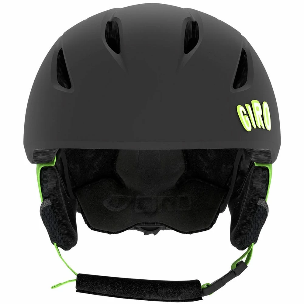 Giro Launch Skihelm Matte Black/Bright Green Alien Kinder – Bild 3