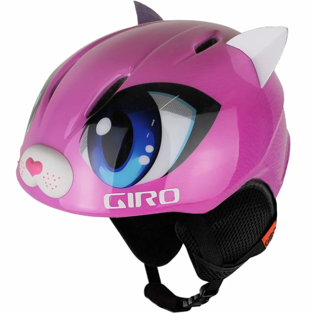 Giro Launch Plus Skihelm Pink Meow Kinder