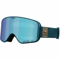 Giro Method Skigoggle Harbor Blue Adventure Grid/Vivid Royal Damen, Herren