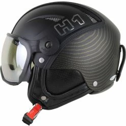 HMR H1+VTFS10 Leather Elegance Emotions Wintersport-Helm Gold Racer/Photochromic Silver Damen, Herren