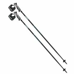 Leki Artena Airfoil 3D Skistöcke Schwarz/Türkis Damen, Herren