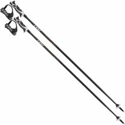 Leki Speed S Airfoil Skistöcke Black/White/Gray Damen, Herren