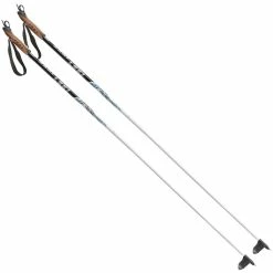 Leki Trail Carbon Langlaufstöcke Black/White/Blue Damen, Herren