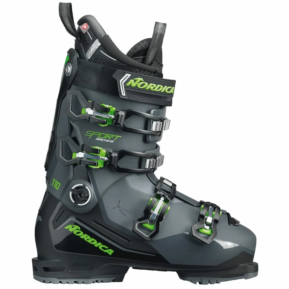Nordica Sportmachine 3 110 GW Skischuhe Anthracite/Black/Green Herren