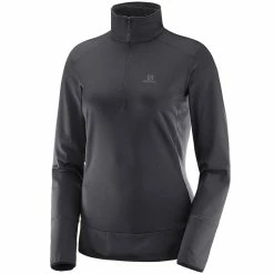 Salomon Discovery Half-Zip Funktionsshirt Black Damen