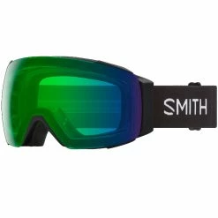 Smith I/O MAG Skibrille Black/CP Sun Green Mirror CP Storm Rose Damen, Herren