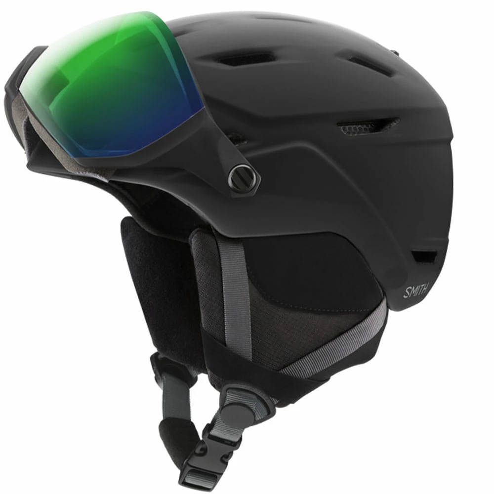 Smith Survey Wintersporthelm Mit Visier Matte Black/CP Everyday Green Mirror Damen, Herren – Bild 2