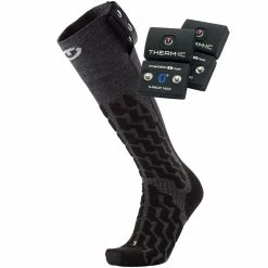 Therm-ic Heat Fusion Uni Set 1400B Heiz-Socken Black/Grey Damen, Herren