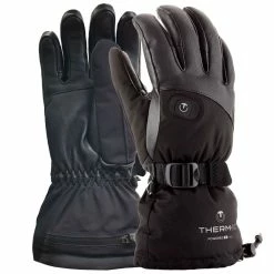 Therm-ic Powergloves Leather Beheizte Handschuhe Black Damen
